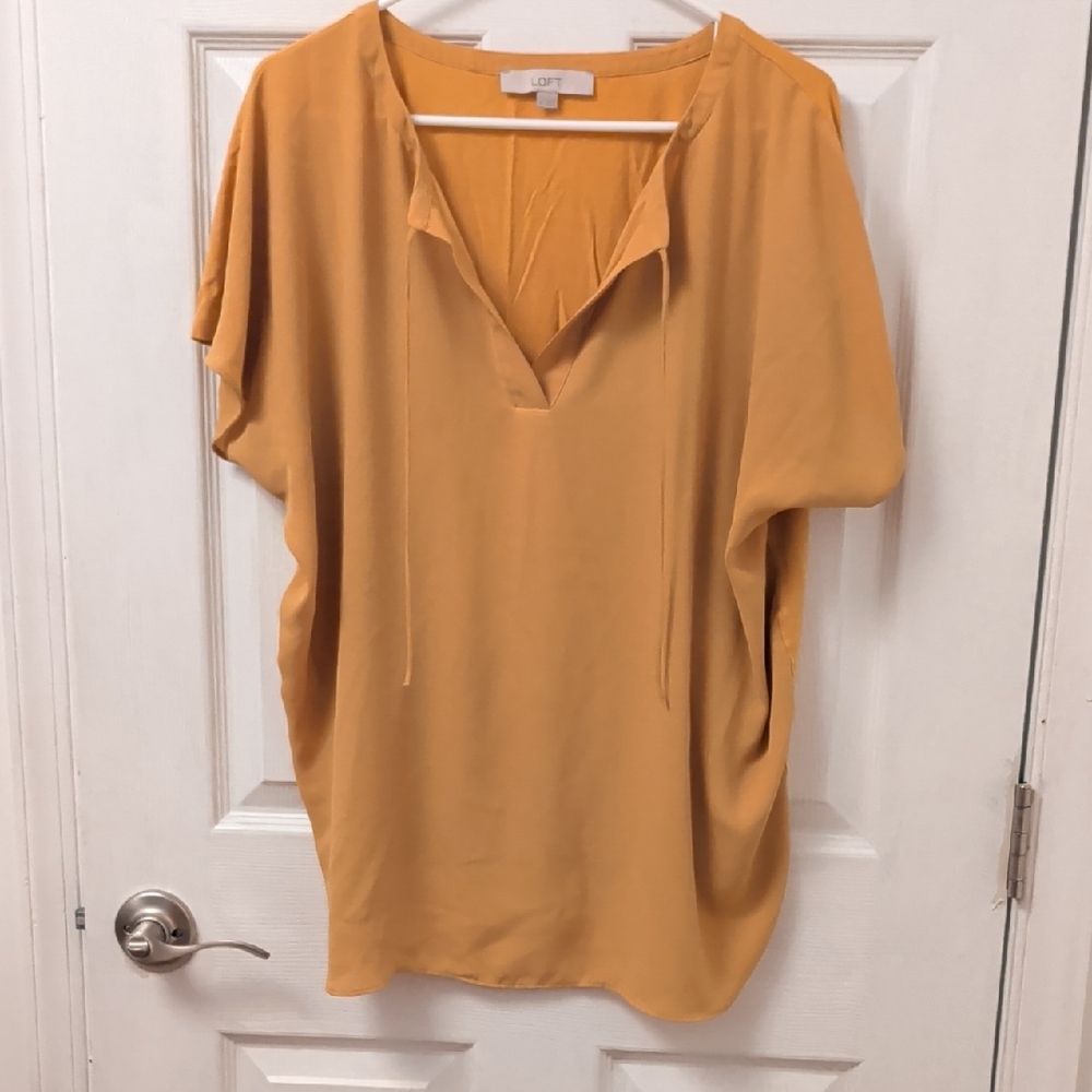 LOFT Women's Golden Blouse